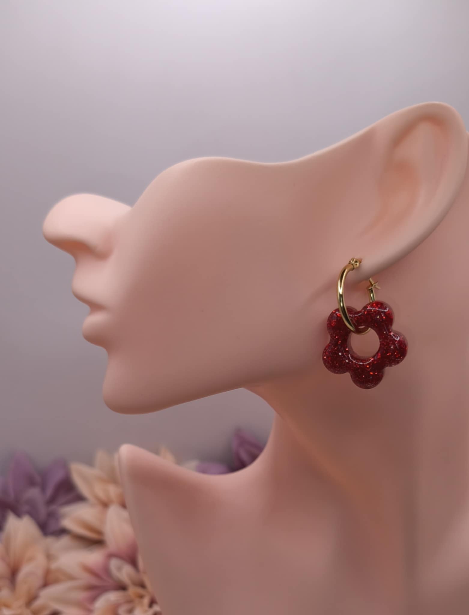 Pampilles Pailletées — Rouge Intense – Image 2