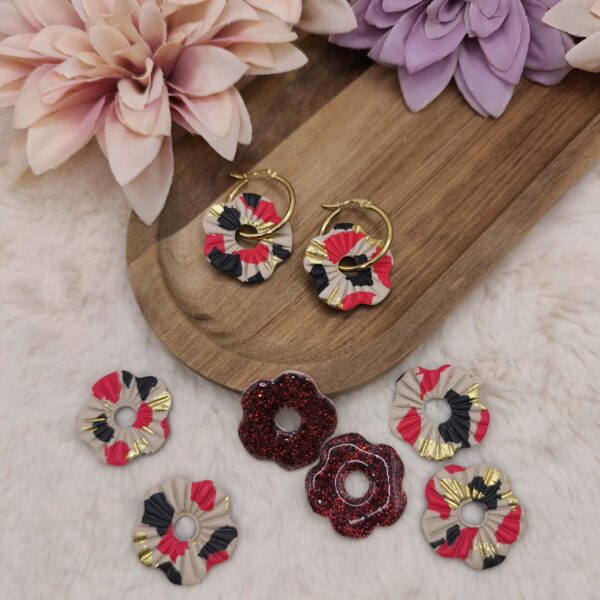 Pampilles Miséa — Beige/Noir/Rouge