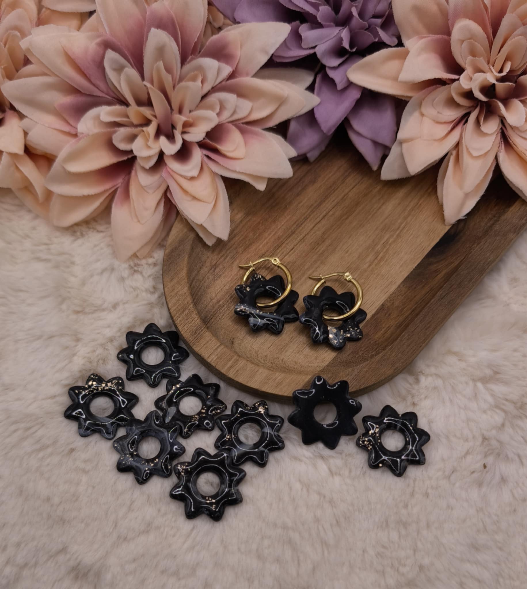 Pampilles Floriva — Noir marbré