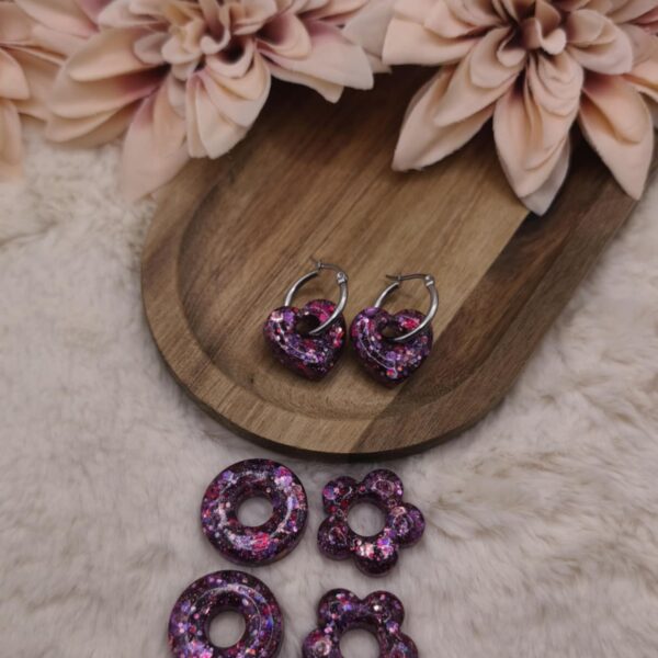 Pampilles Pailletées — Violet, Rose