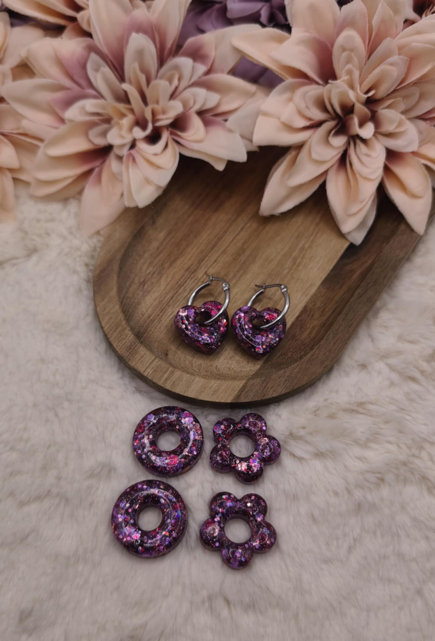 Pampilles Pailletées — Violet, Rose