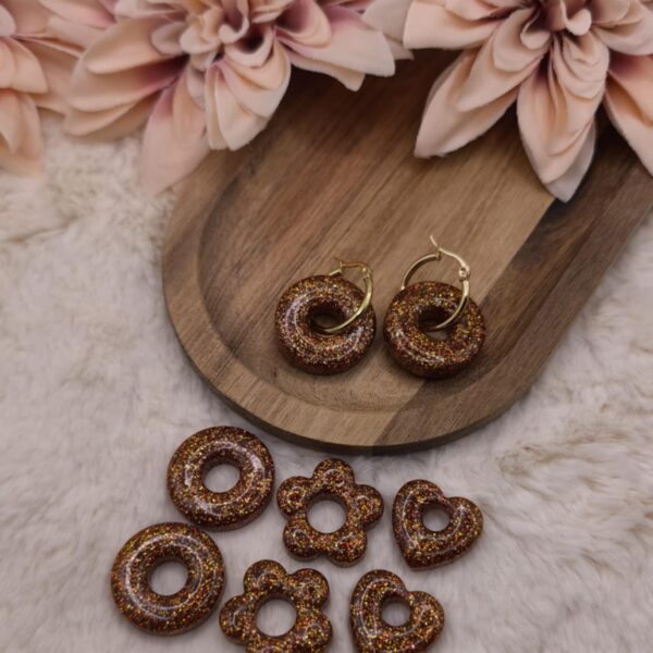 Pampilles Pailletées — Orange cuivré