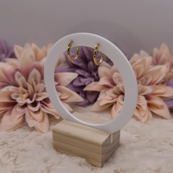 Anneaux 15 mm doré – Acier inoxydable (spécial kids)