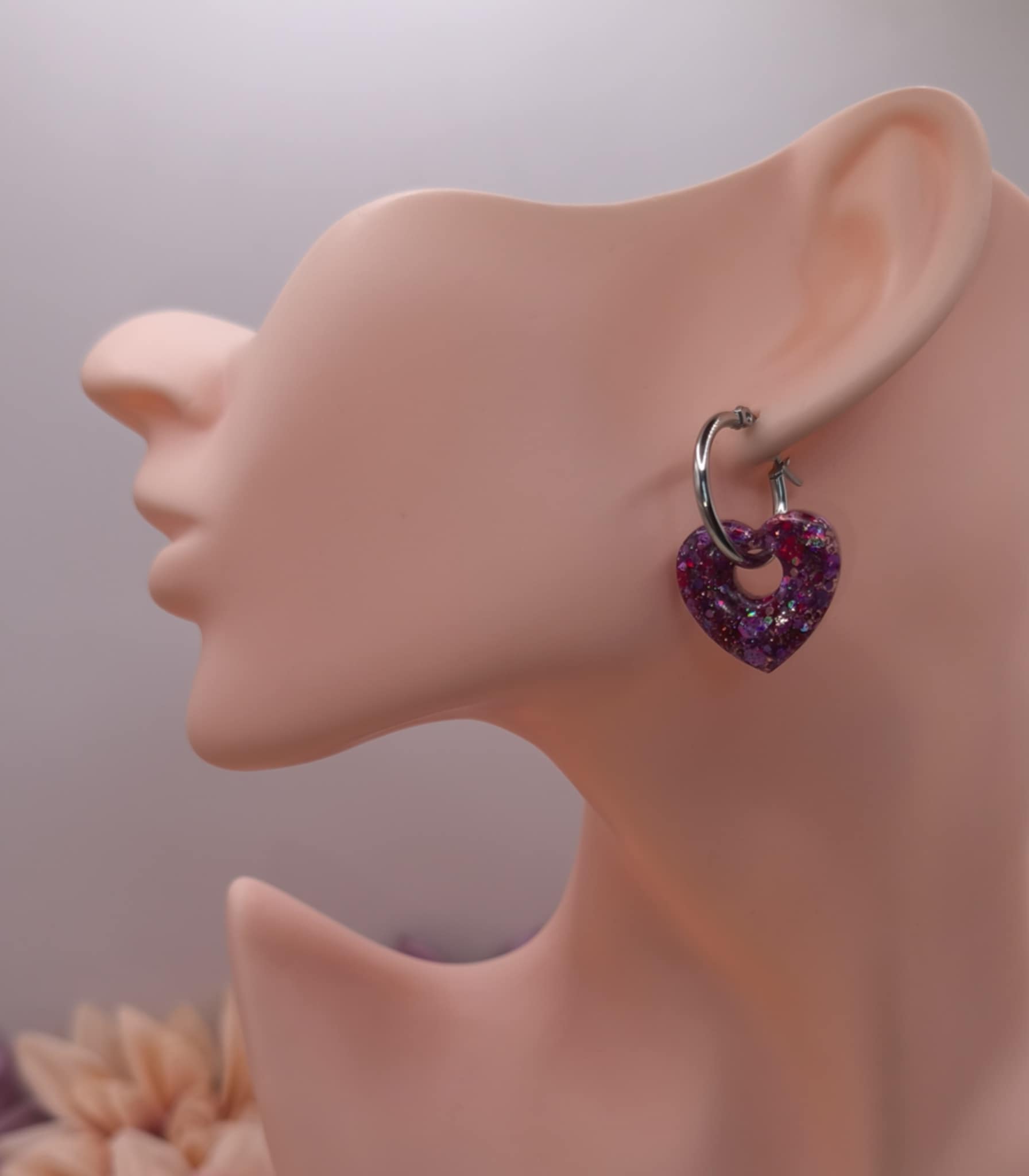 Pampilles Pailletées — Violet, Rose – Image 4