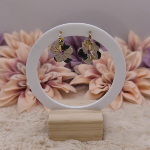 Pampilles Kids fleurs — Beige, Noir