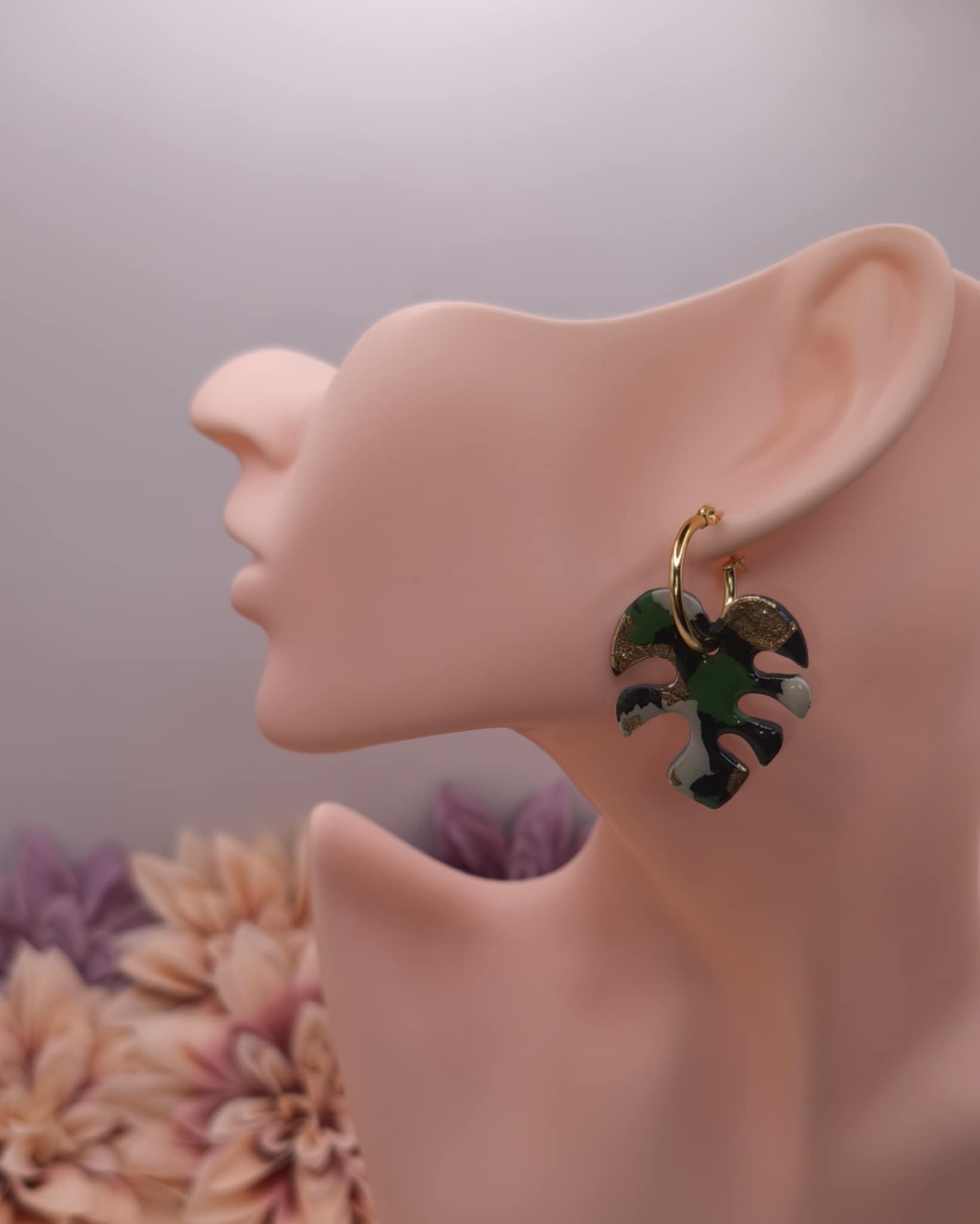 Pampilles Sanéa — Kaki, Beige – Image 2