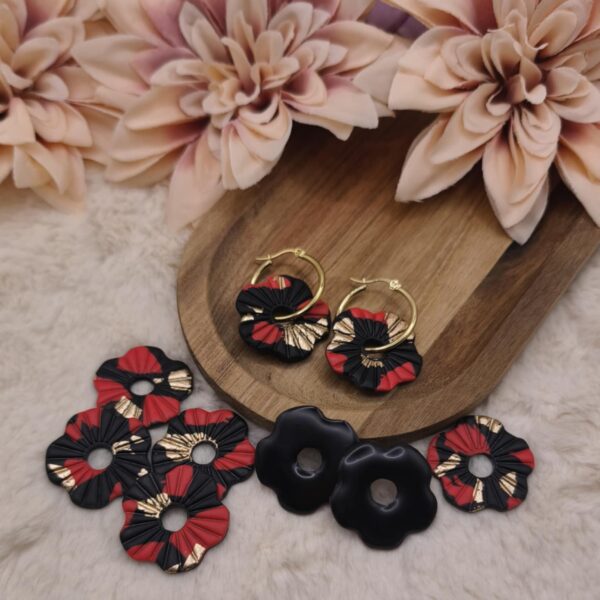 Pampilles Miséa — Noir, Rouge, Or