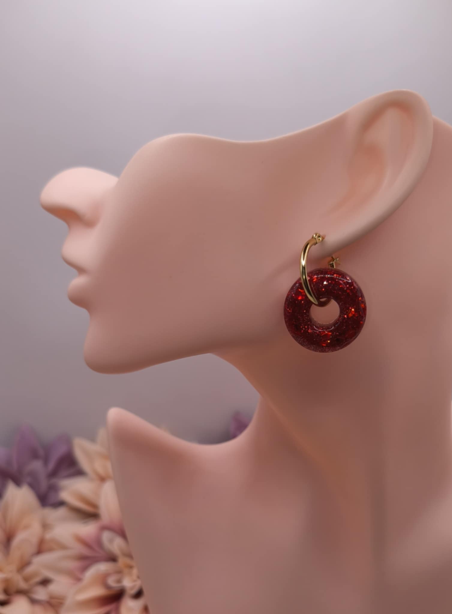 Pampilles Pailletées — Rouge Intense – Image 3