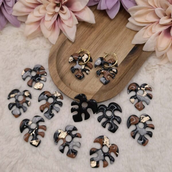 Pampilles Sanéa — Noir / Marron / Beige