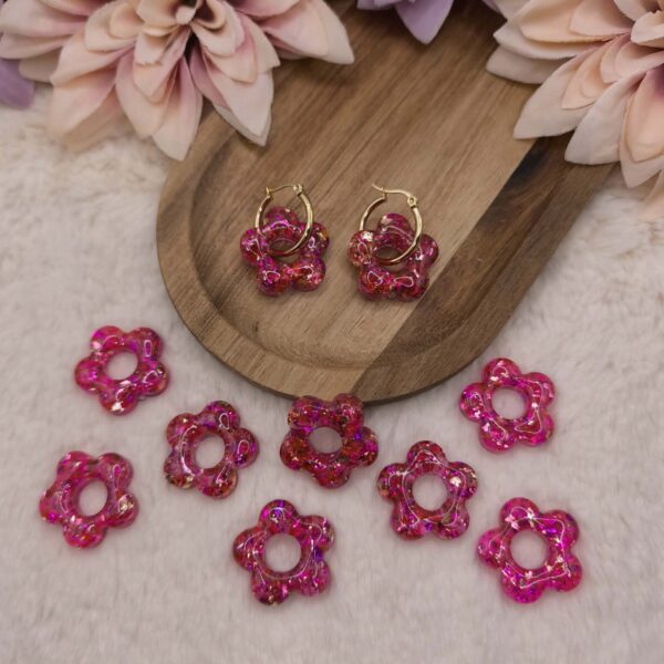 Pampilles Bloom — Rose fluo, Or