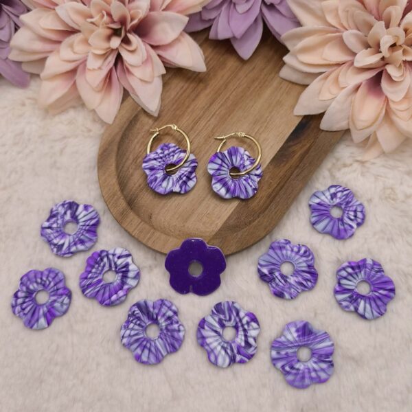 Pampilles Miséa — Violet, Blanc